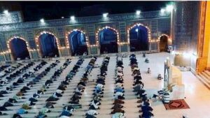 صلاة التراويح بالتفصيل جماعة بالمسجد